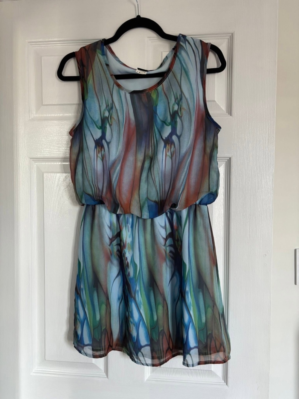 BNWOT Butterfly wing mini dress size small